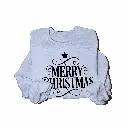 Embossed Merry Christmas Sweatshirt