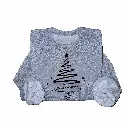 Embossed Christmas Tree Sweatshirt