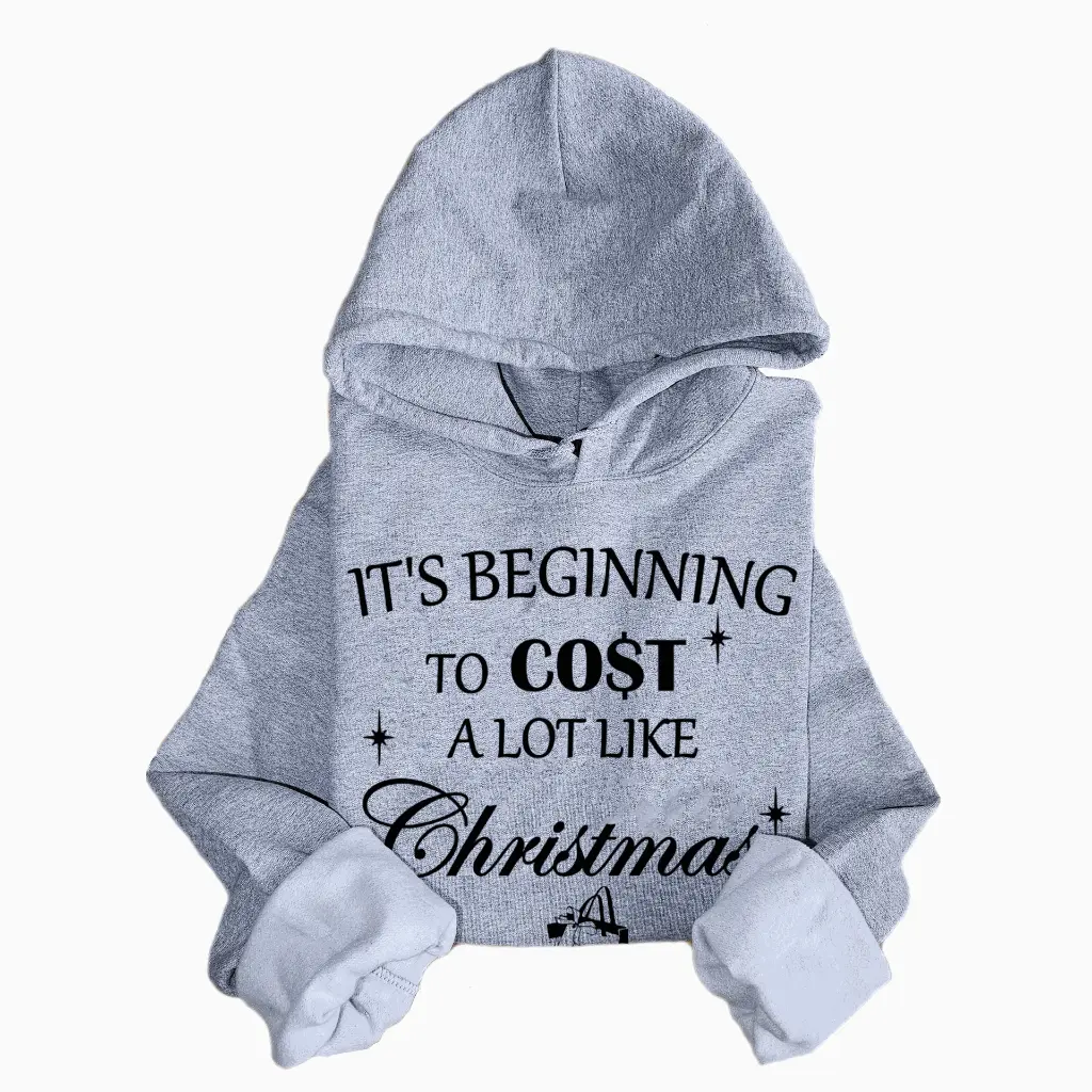 Embossed Cost like a Christmas Hoodie