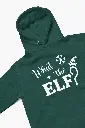 Embossed What the Elf Hoodie