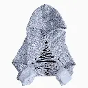 Embossed Christmas Tree Hoodie