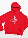 Embossed Christmas Tree Hoodie