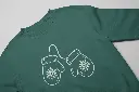 Embossed Mittens Sweatshirt