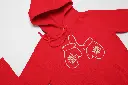 Embossed Mittens Hoodie