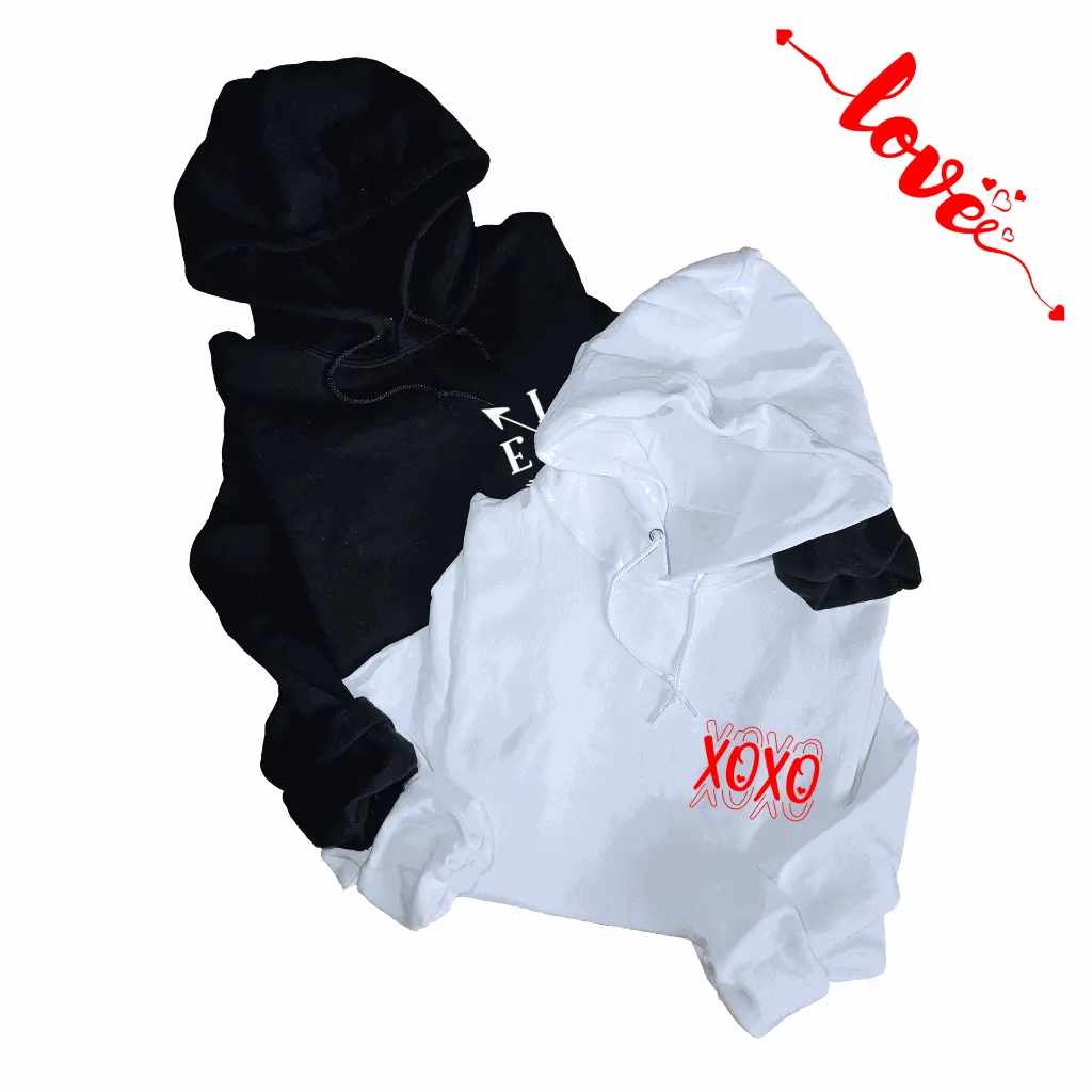 Embossed Valentines Hoodie