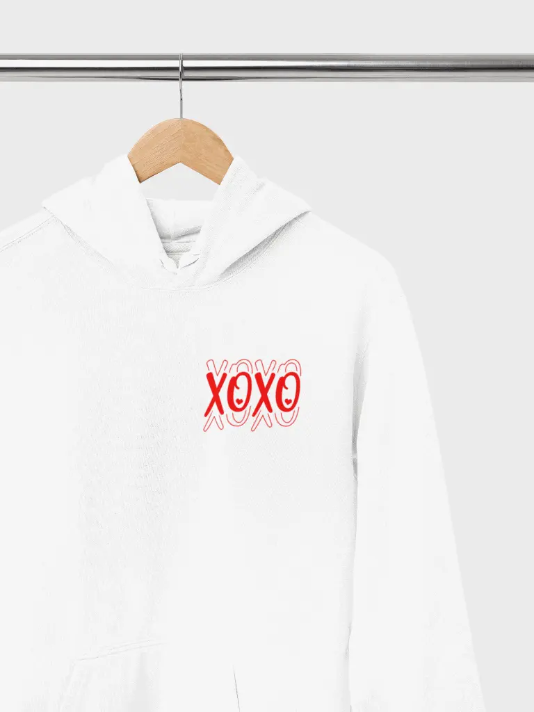 XOXO - Embossed Valentines Hoodie