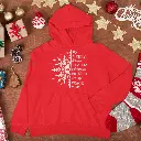 Embossed Snowflake Hoodie
