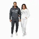 Personalized Embossed HUBBY Hoodie Contrast