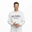 Personalized Embossed HUBBY Sweatshirt Contrast