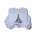 Embossed Christmas Tree Sweatshirt