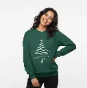 Embossed Christmas Tree Sweatshirt