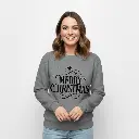 Embossed Merry Christmas Sweatshirt