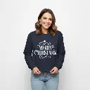 Embossed Merry Christmas Sweatshirt