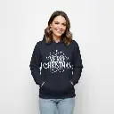 Embossed Merry Christmas Hoodie