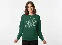 Embossed Happy Holidays Sweatshirt