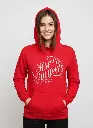 Embossed Happy Holidays Hoodie