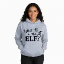 Embossed What the Elf Hoodie