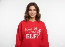 Embossed What the Elf Sweatshirt