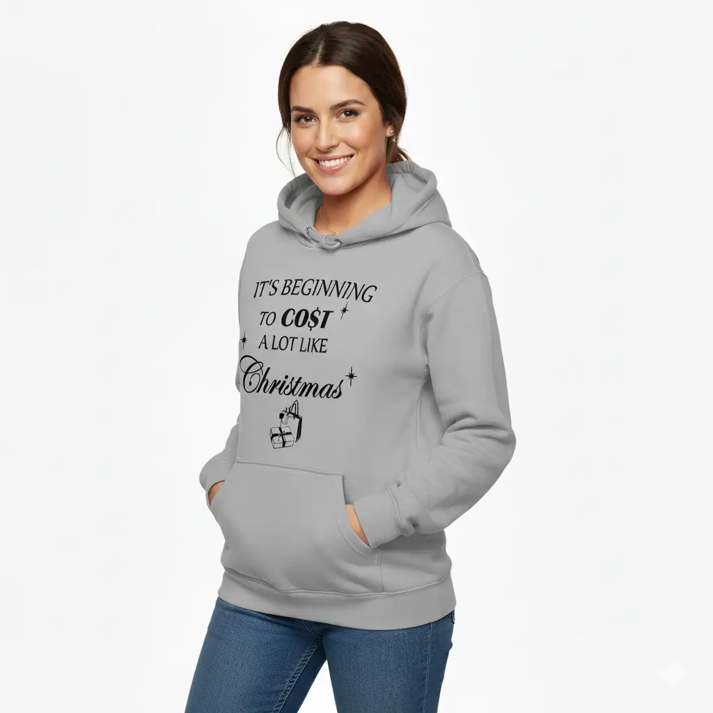 Embossed Cost like a Christmas Hoodie