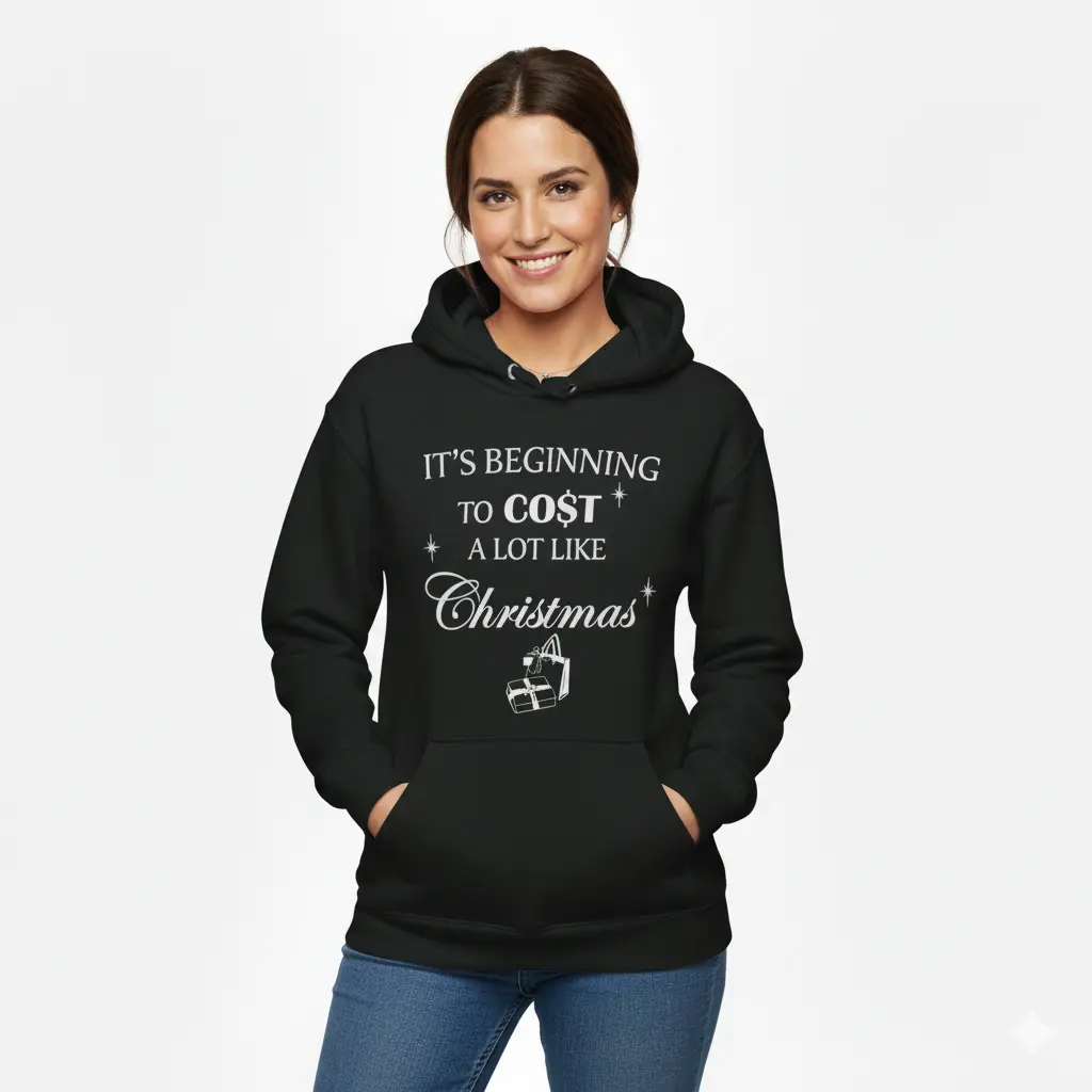 Embossed Cost like a Christmas Hoodie