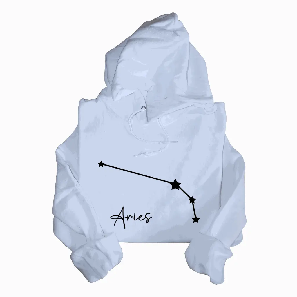 Embossed Aries Sky Hoodie