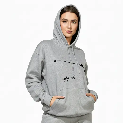 Embossed Aries Sky Hoodie