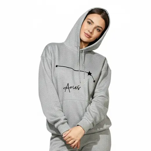Embossed Aries Sky Hoodie