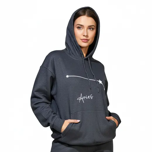 Embossed Aries Sky Hoodie