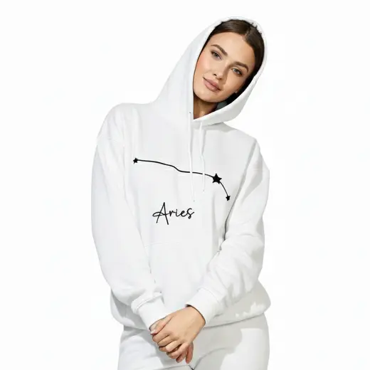 Embossed Aries Sky Hoodie