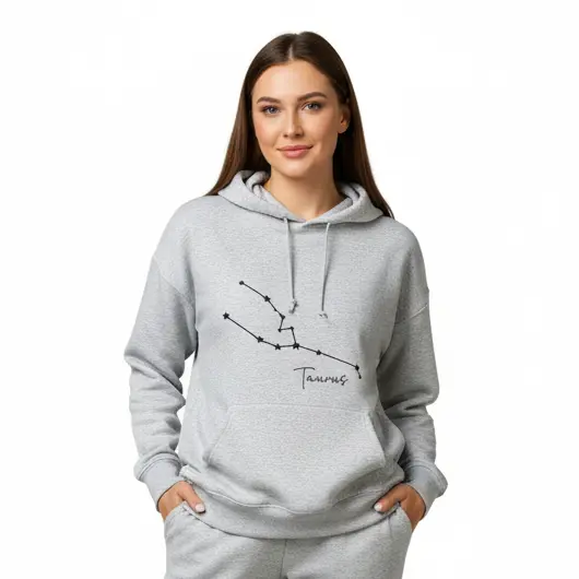 Embossed Taurus Sky Hoodie