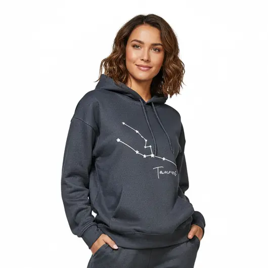 Embossed Taurus Sky Hoodie