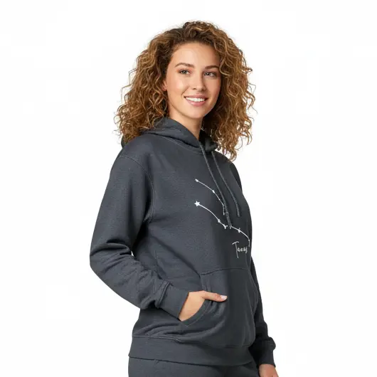 Embossed Taurus Sky Hoodie