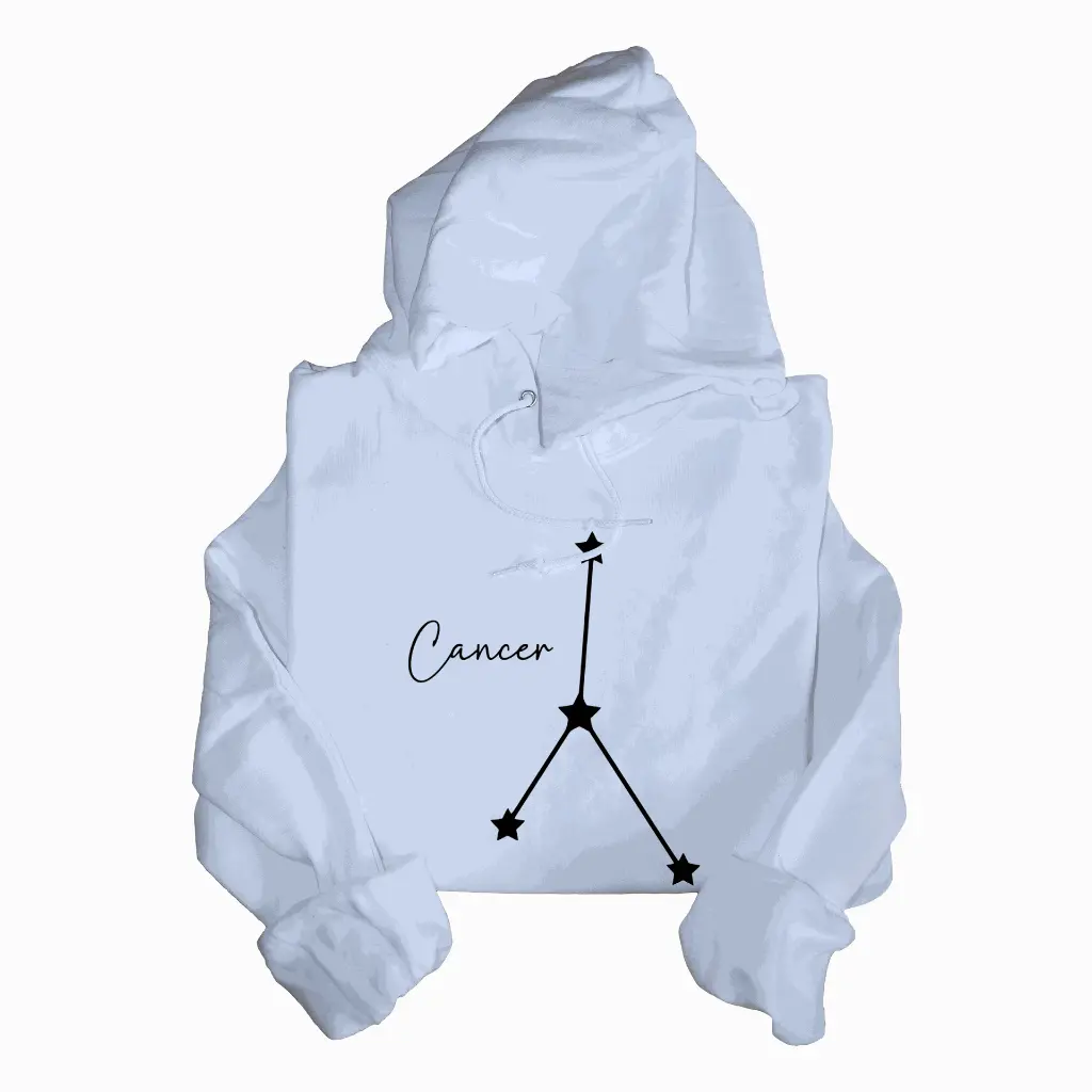 Embossed Cancer Sky Hoodie