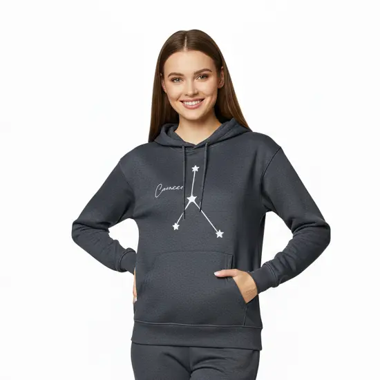 Embossed Cancer Sky Hoodie