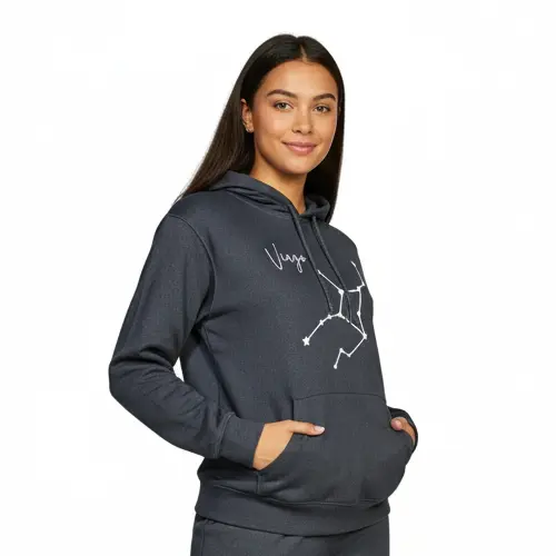 Embossed Virgo Sky Hoodie