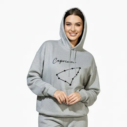 Embossed Capricorn Sky Hoodie