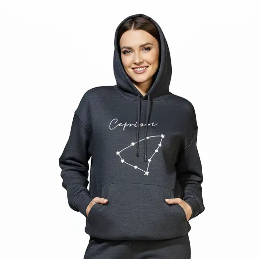 Embossed Capricorn Sky Hoodie