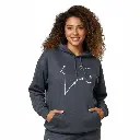Embossed Pisces Sky Hoodie