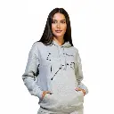 Embossed Pisces Sky Hoodie