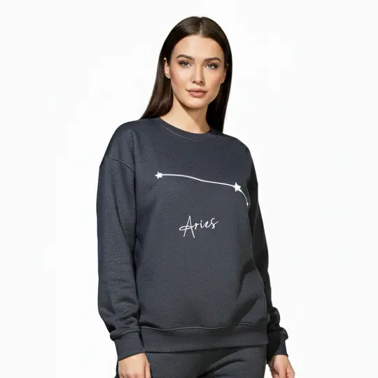 Embossed Aries Sky Sweatshirt