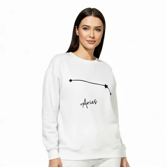 Embossed Aries Sky Sweatshirt