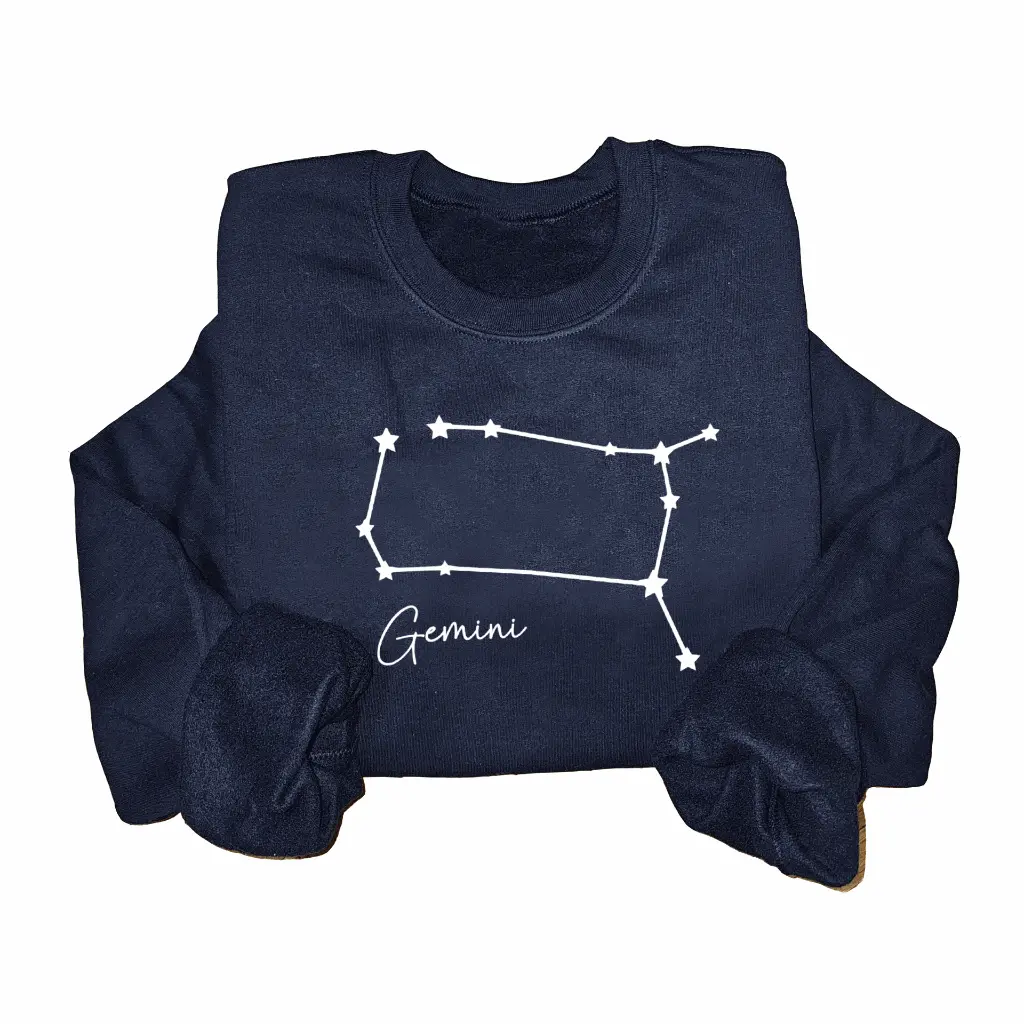 Embossed Gemini Sky Sweatshirt