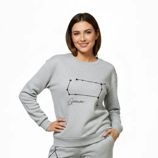 Embossed Gemini Sky Sweatshirt