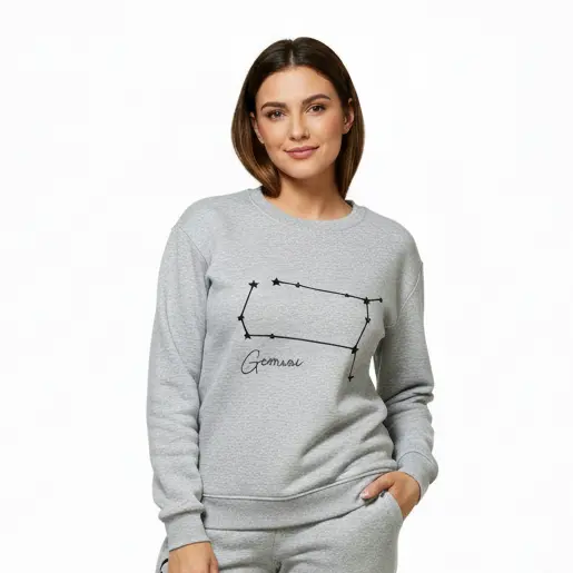 Embossed Gemini Sky Sweatshirt