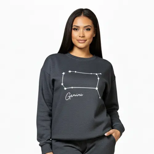 Embossed Gemini Sky Sweatshirt