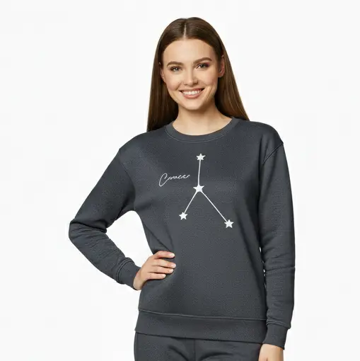 Embossed Cancer Sky Sweatshirt