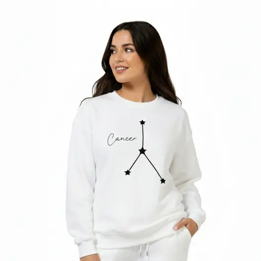 Embossed Cancer Sky Sweatshirt