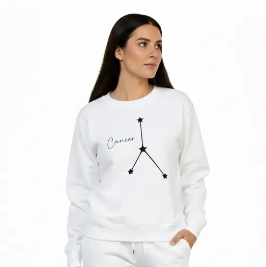 Embossed Cancer Sky Sweatshirt