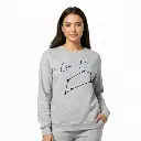 Embossed Leo Sky Sweatshirt