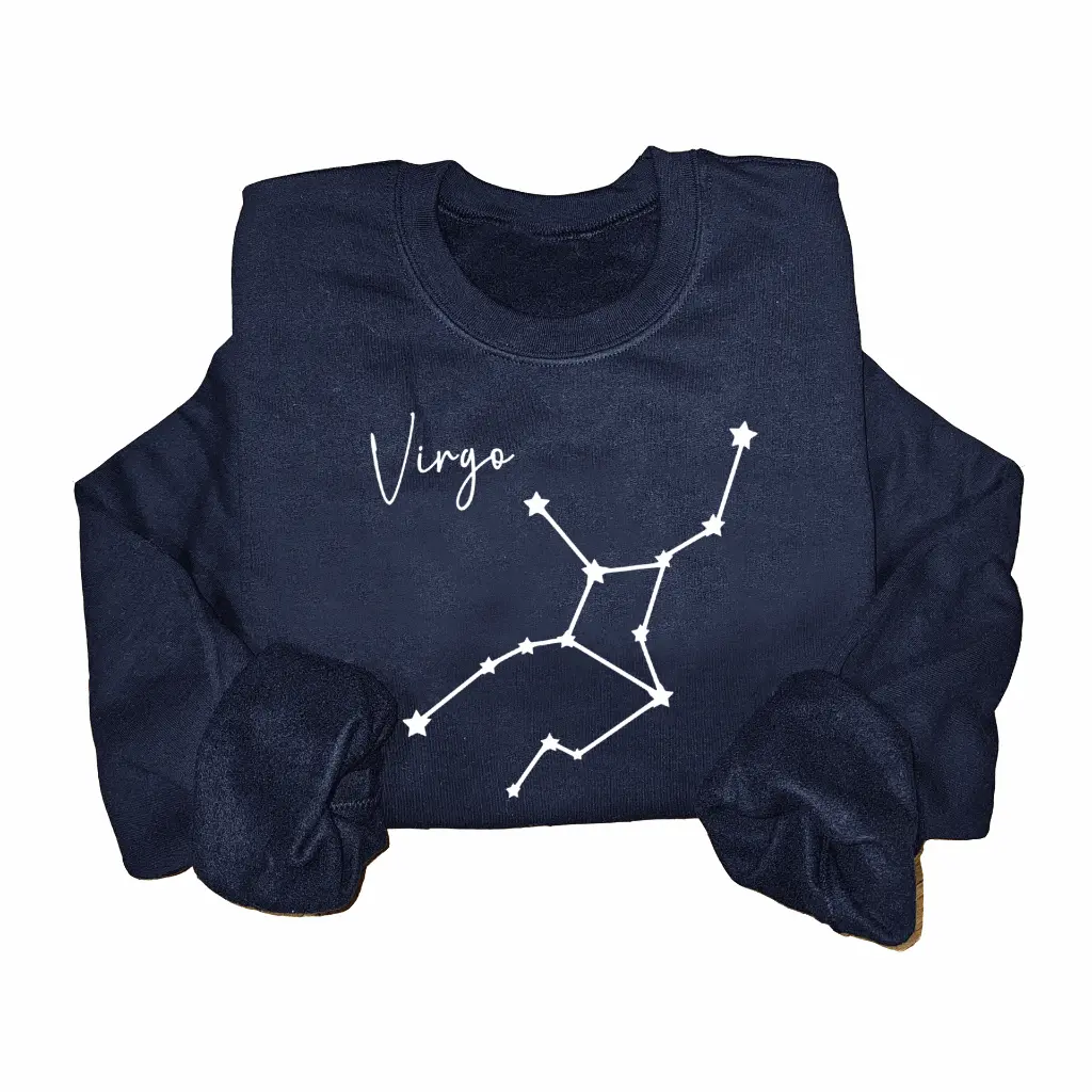 Embossed Virgo Sky Sweatshirt